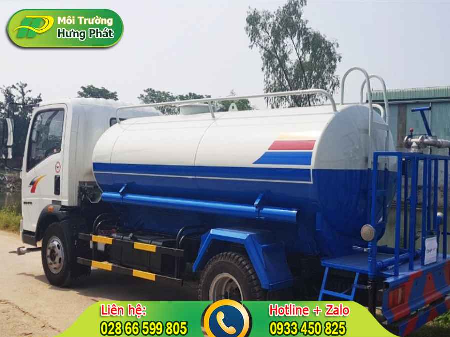 Giá cho thuê xe bồn Quang Hồng cập nhật mới nhất