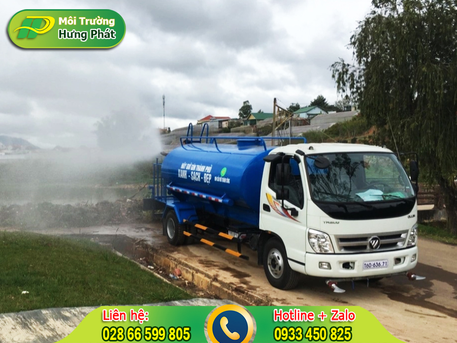 Cho thuê xe bồn chở nước tưới cây và lợi ích khi dùng
