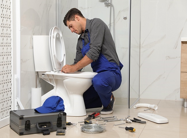 C&aacute;c trường hợp kh&ocirc;ng thể th&ocirc;ng bồn cầu bằng muối được